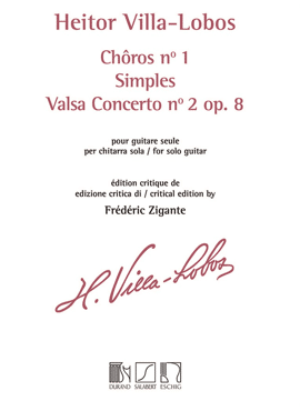 CHÔROS NO 1 - SIMPLES - VALSA CONCERTO NO 2 OP. 8